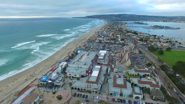 Coastline beach city