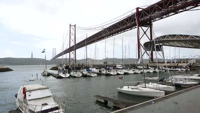 Harbor port bridge