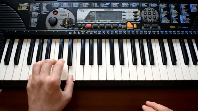 Piano keyboard anonymous composer