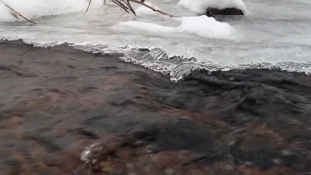 Frozen creek creek frozen