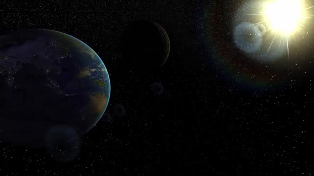Space universe land