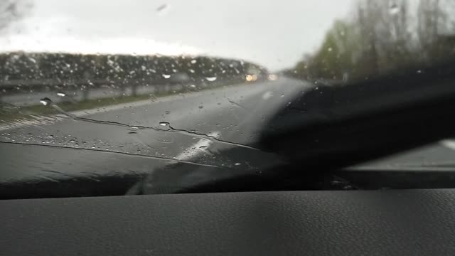 Highway rain automobile
