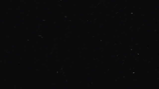 Dust particles snow