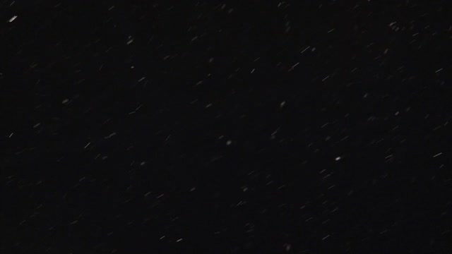 Dust particles snow