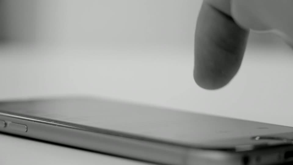 Smartphone iphone black and white