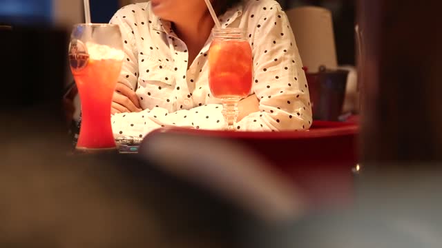 Cocktail woman beer