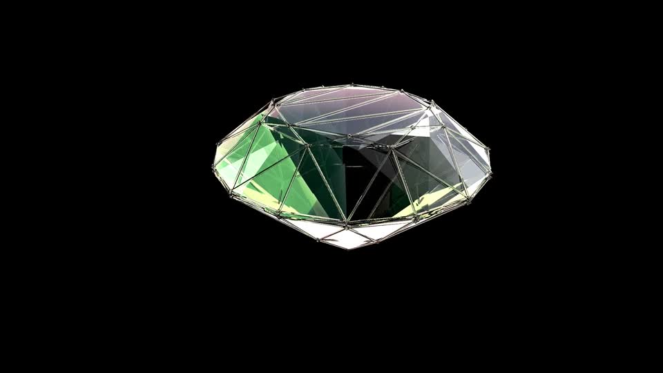 Diamond crystal jewelry