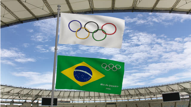 Olympiad olympic flag brazil