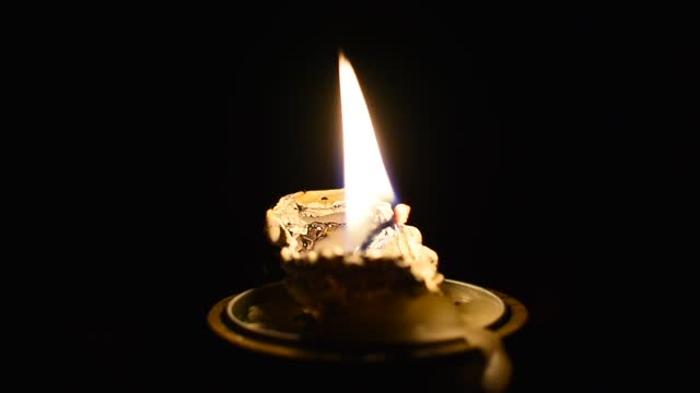 Candle fire flame