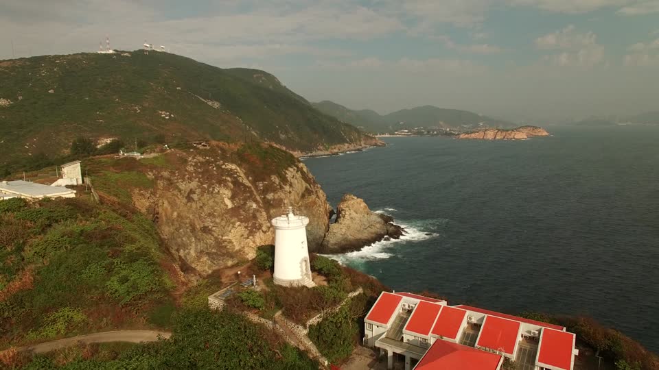Cliff nature aerial view