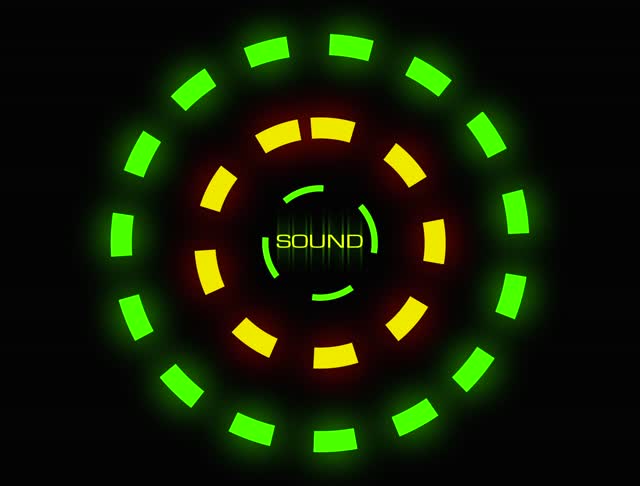 Sound neon colour