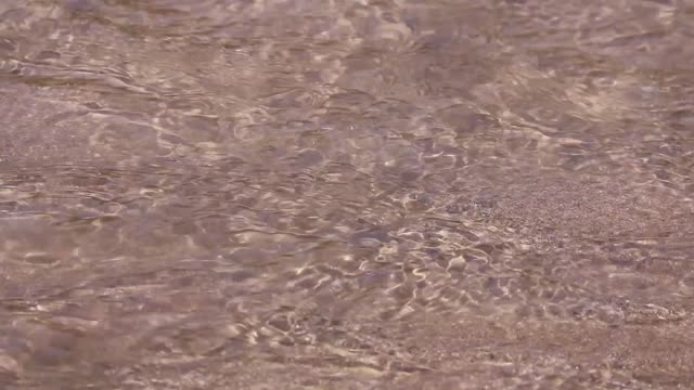 Water waves shore