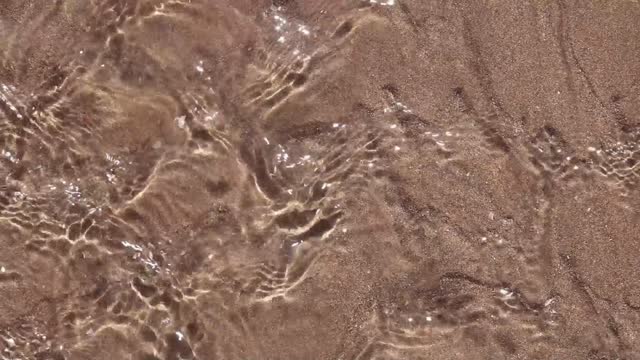 Flow water sand