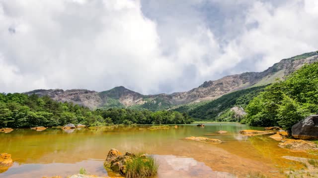 Landscape lake clouds