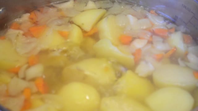 Potatoes cooking food