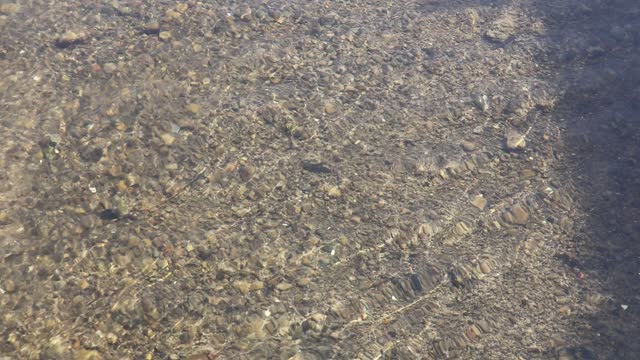Water running stream