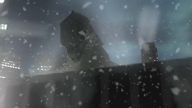 Monster gozilla city