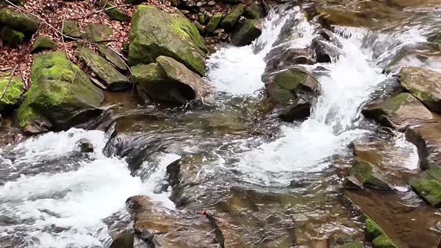 River cascade water