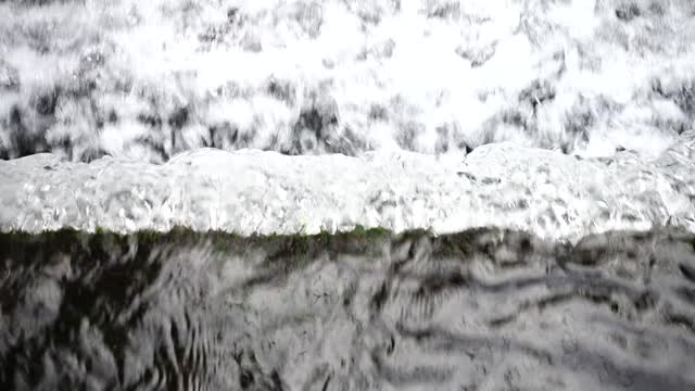 Water flow waterfall