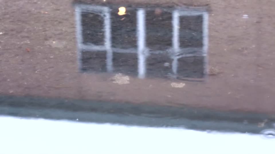Rain raindrops reflection