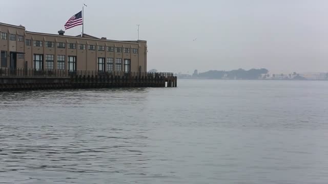 American flag usa bay