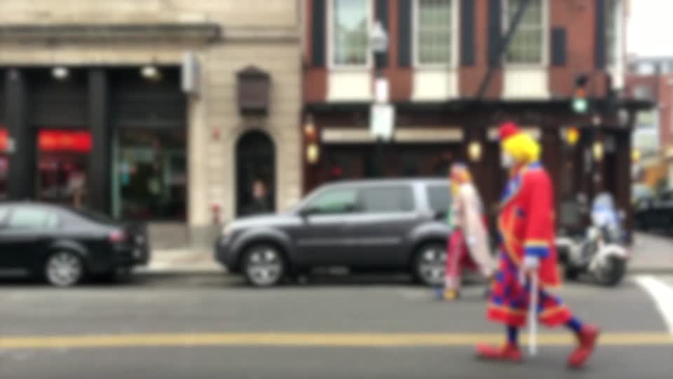 Clown costume carnival
