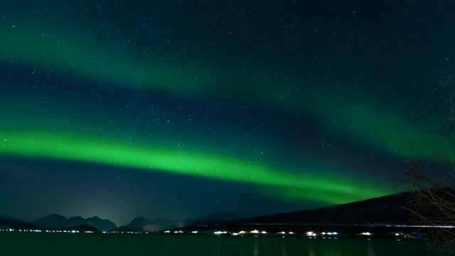 Northern lights aurora borealis nature