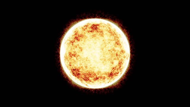 Sun hot sunspots