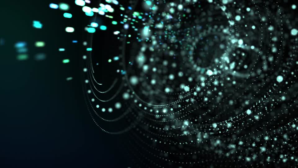 Abstract lights particles