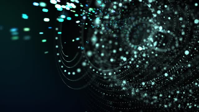 Abstract lights particles