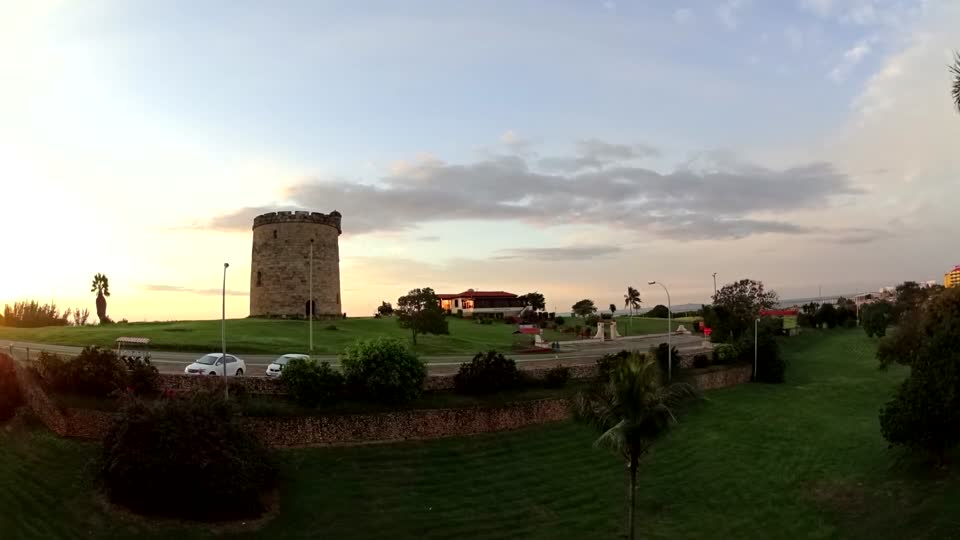 Landscape cuba sunrise