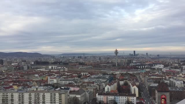 Cityscape vienna roofs