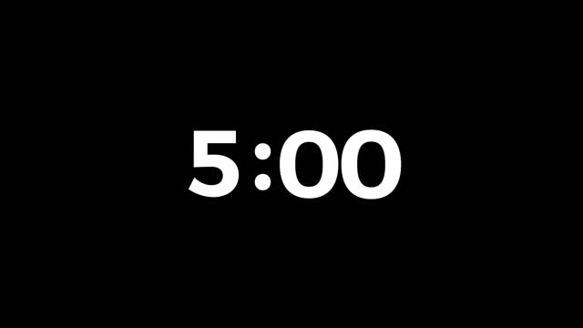 Countdown counter clock