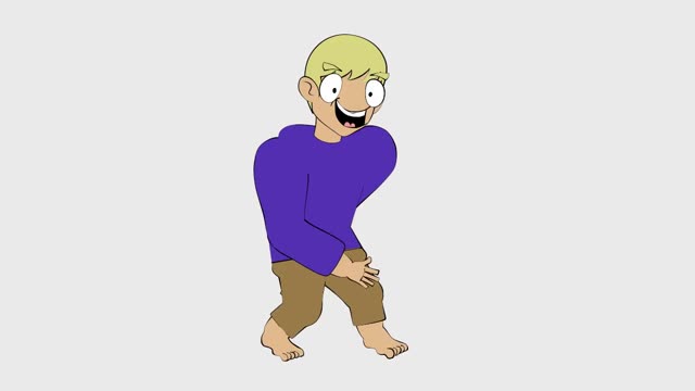 Man walking boy