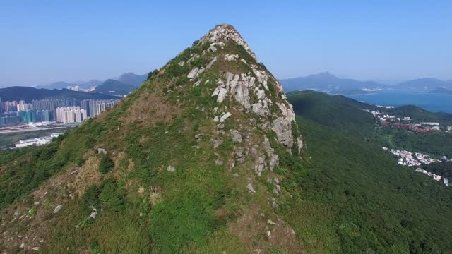 Mountain hill peak