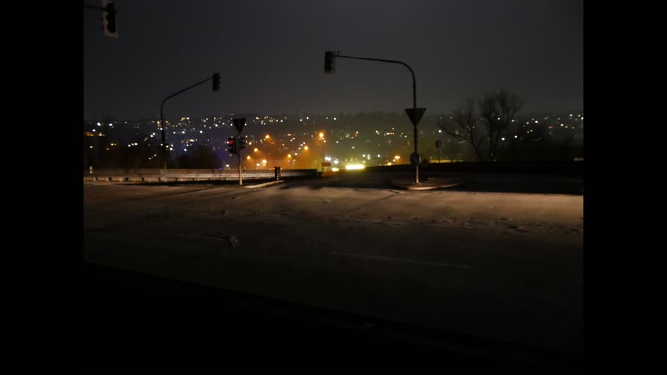 Night cars traffic