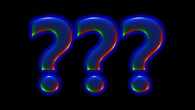 Question mark question character