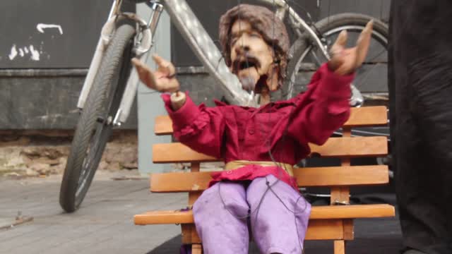 Puppet show street life