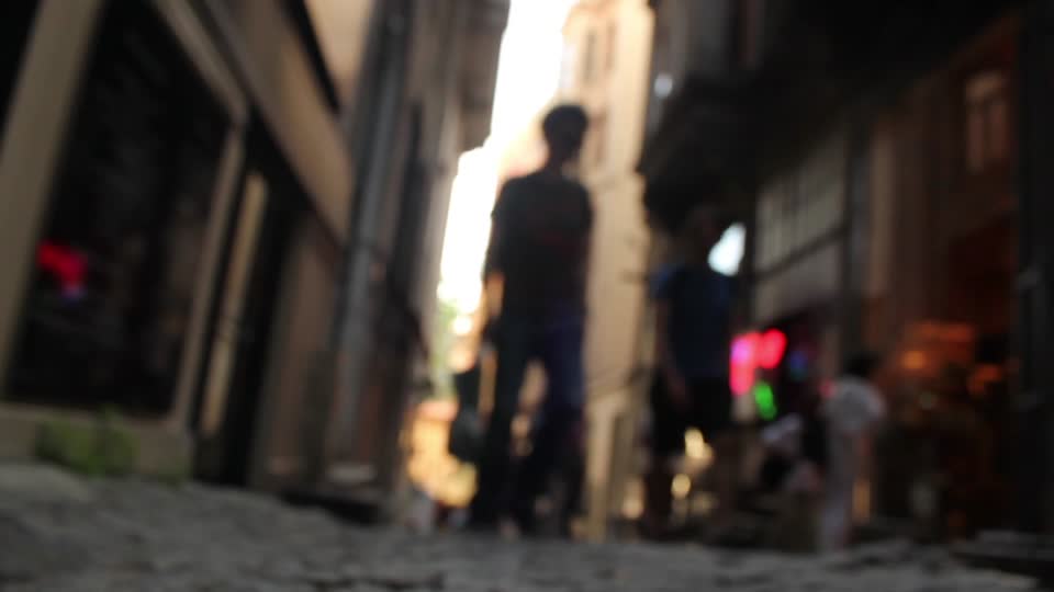 Street people shadows