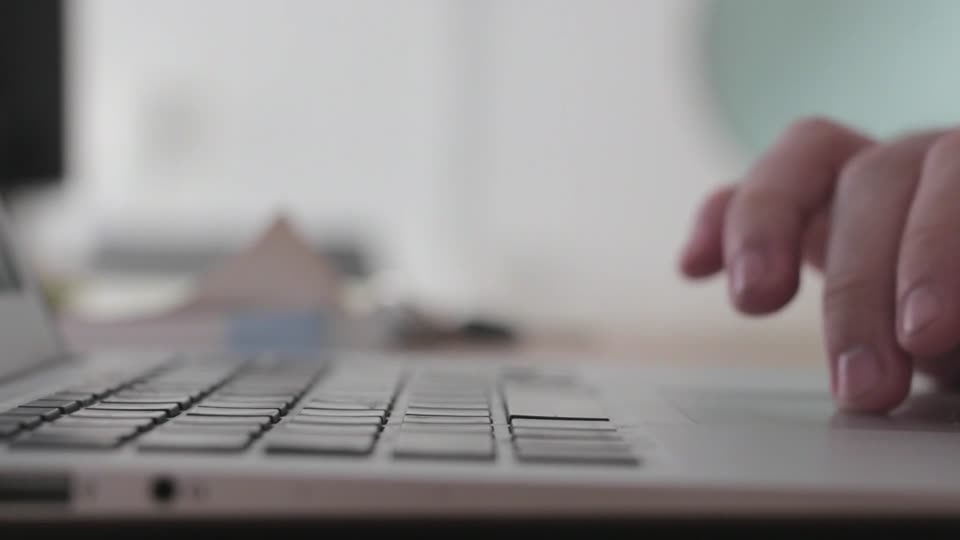 Typing notebook laptop