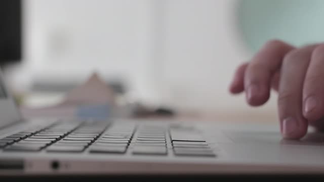 Typing notebook laptop