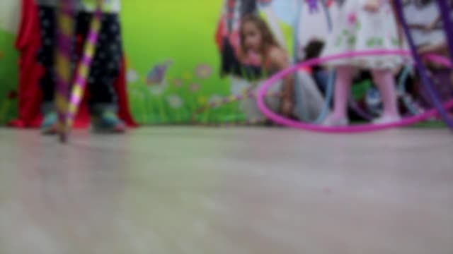 Kindergarden hula hoop rings