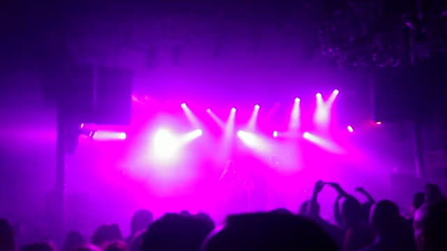 Concert light effects cheering