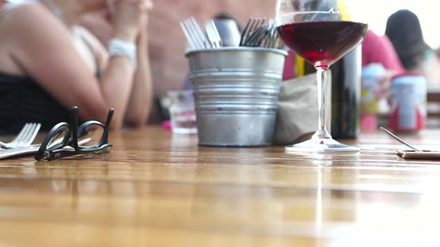 Cafe restaurant talking