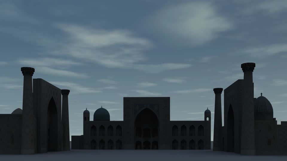 Registan square palace samarkand