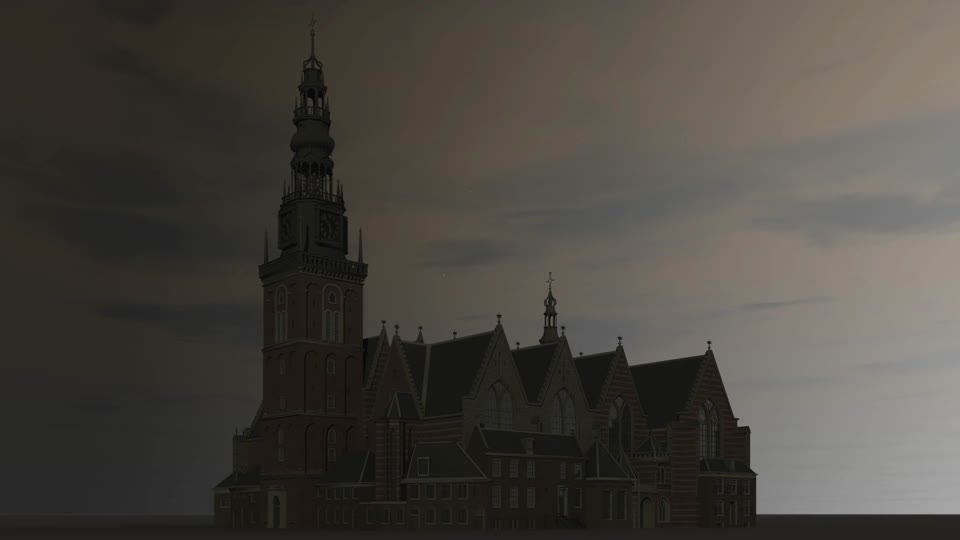 Oude kerk old church amsterdam