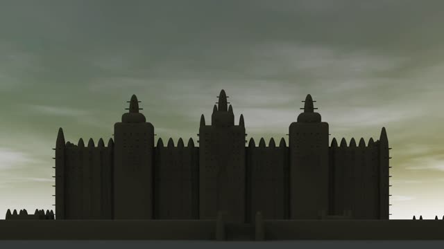 Africa temple mosque