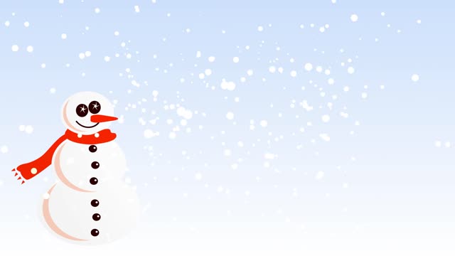 Snowman snow snowing