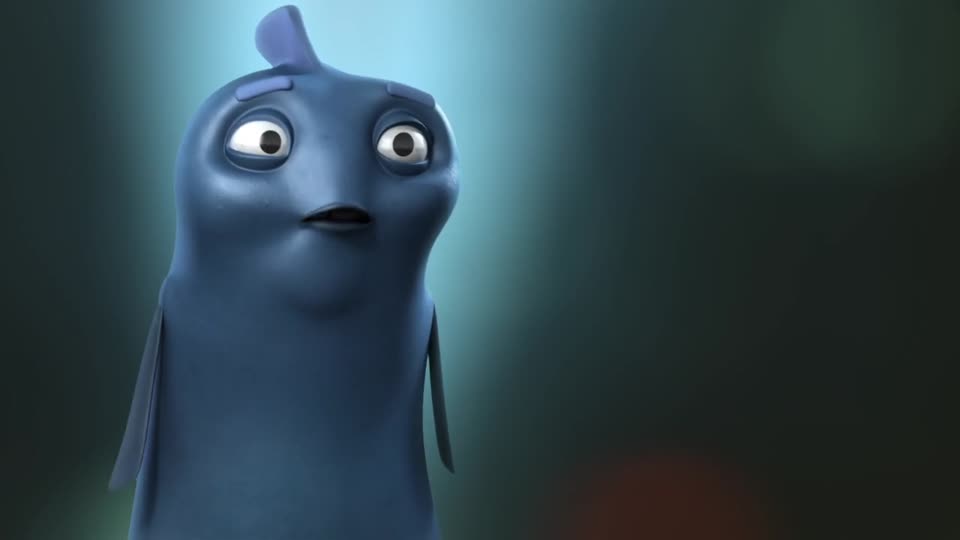Comic figure fish cartoon