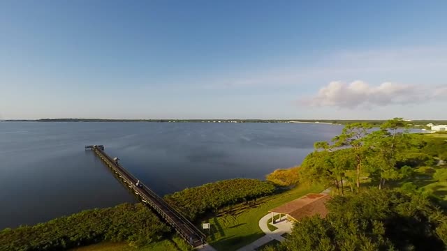 Park lake view